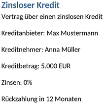 zinsloser-kredit